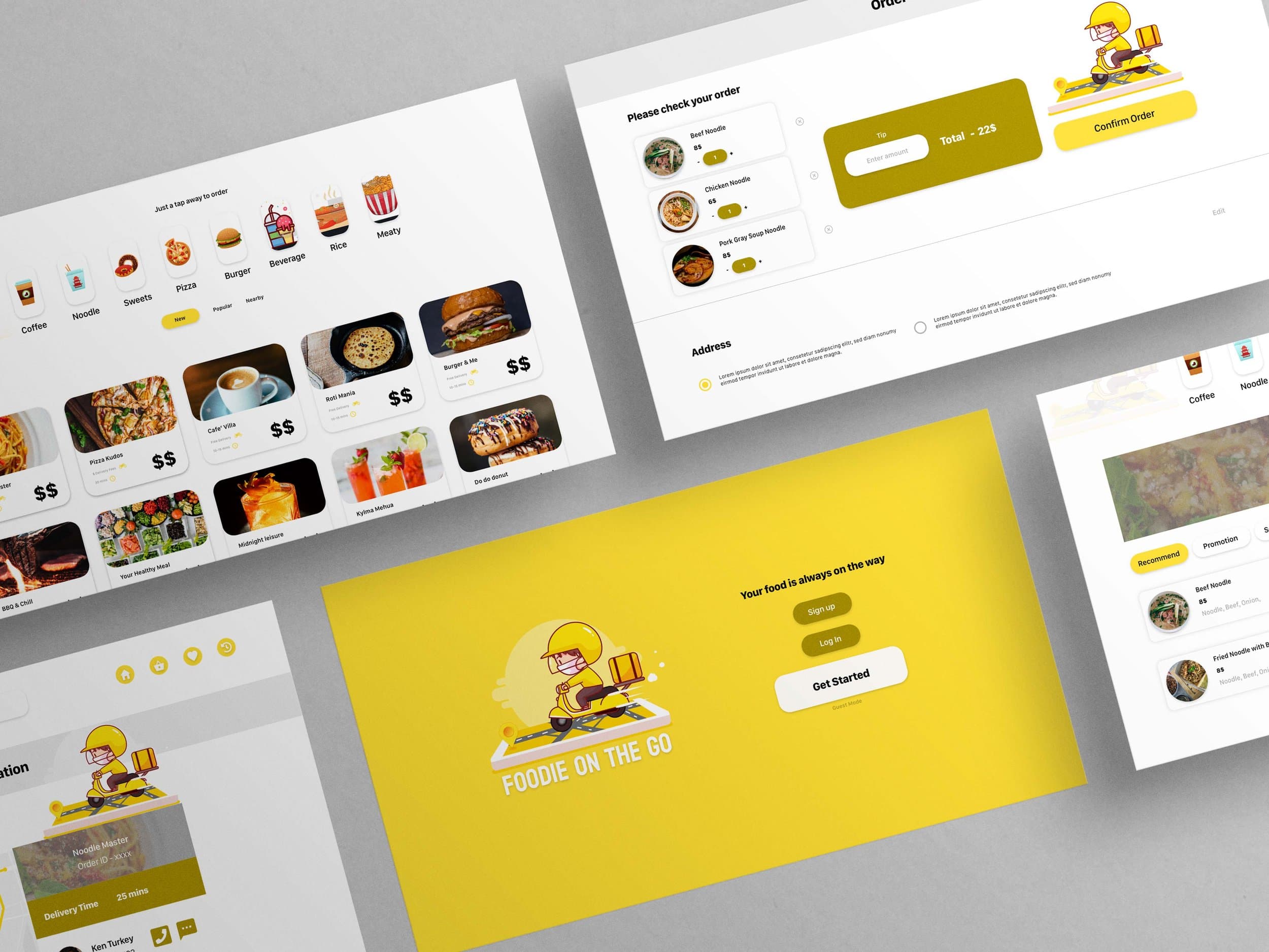 Foodie on the go concept design