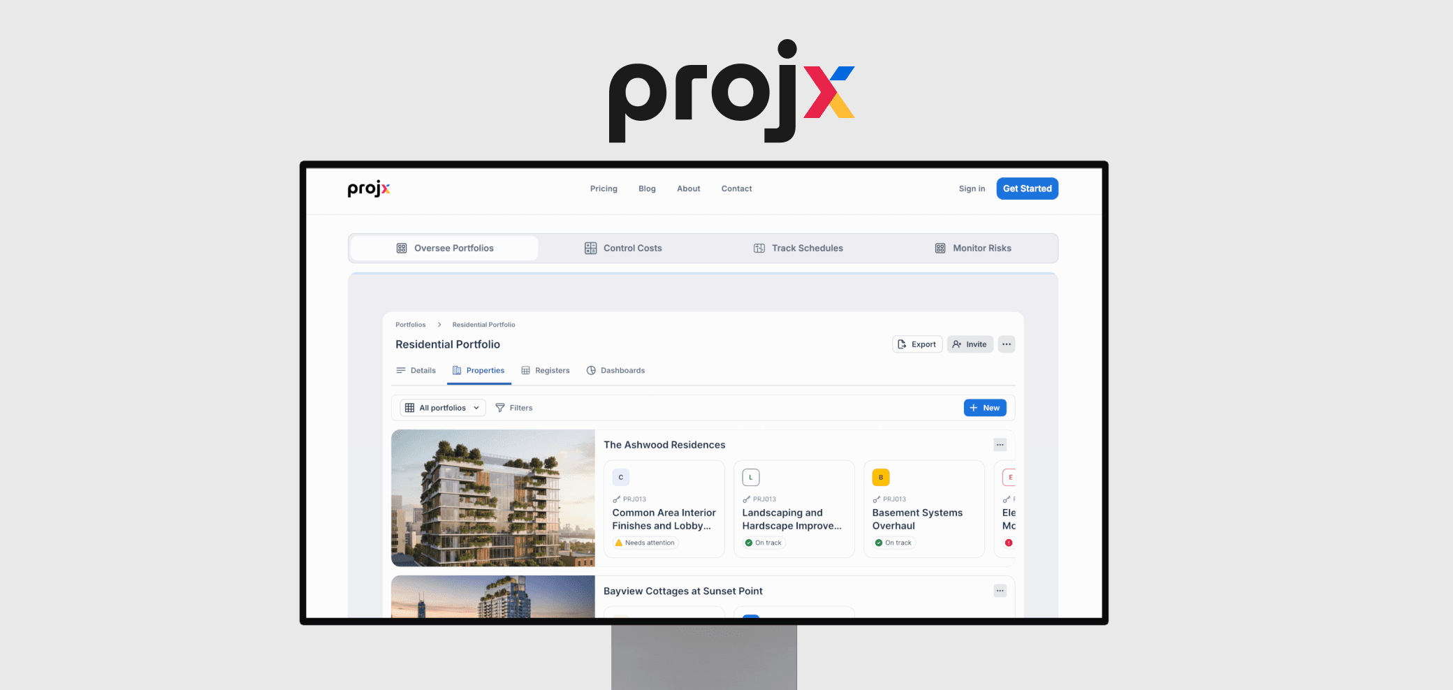 Project preview: Property Project Management Platform